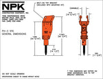 Martillo Hidráulico NPK PH3